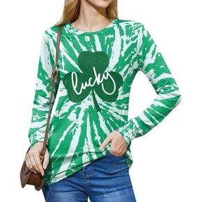 For G and PL Women's St. Patrick's Day Long Sleeve Shirt