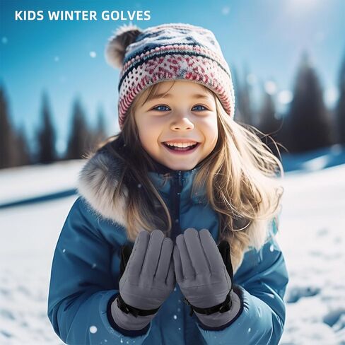 AMYIPO Kids Winter Snow Ski Gloves Children Snowboard Gloves for Boys Girls in Kuwait