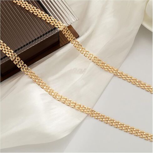 Metal Long Waistband Simple Link Waist Chain Belt Summer Beach Waist Belly Chain Belt for Women Dress in Kuwait