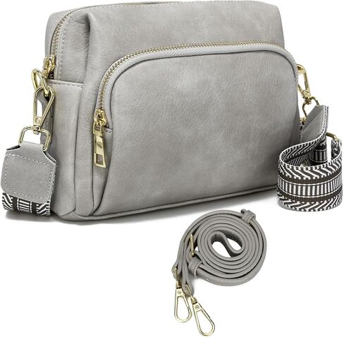 Small Crossbody Purses for Women, Vegan Leather Travel Crossbody Bags, Shoulder Handbags with Guitar Strap and Leather Strap in Kuwait