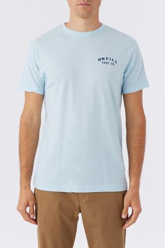 O'NEILL Men's Wave Logo T-Shirt - Comfortable Graphic Tees for Men - Screen Printed Short Sleeve Shirt in Saudi Arabia