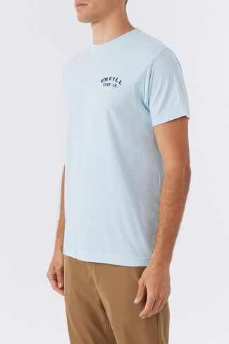 O'NEILL Men's Wave Logo T-Shirt - Comfortable Graphic Tees for Men - Screen Printed Short Sleeve Shirt in Saudi Arabia