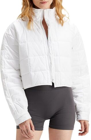 سترة نسائية قصيرة من Gacaky سترات منتفخة خفيفة الوزن للنساء معطف شتوي دافئ in Kuwait