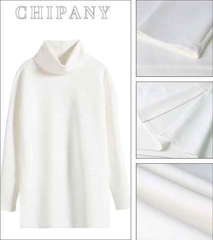 Chipany Women Casual Mock Neck Drawstring Long Sleeve Sweatshirt Air Essentials Pullover Top in Kuwait