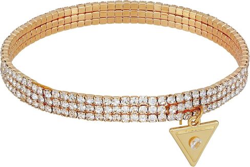 GUESS Goldtone Rhinestone Stretch Bracelet for Women in Saudi Arabia