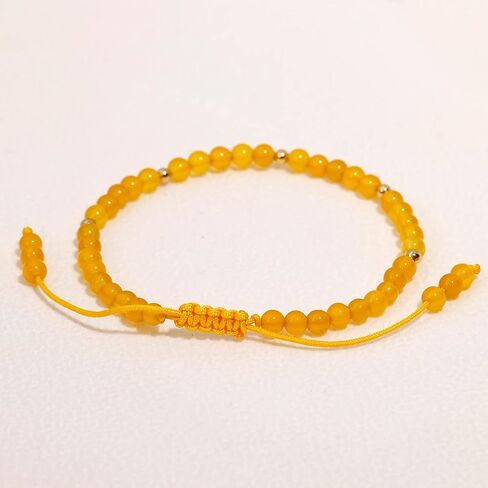 Jewever Gemstone Bracelet for Women Crystals and Healing Stones Beaded Stone Chakra Bracelets Healing Energy Crystal Jewelry Gifts Adjustable 4mm in Saudi Arabia