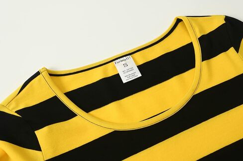 Formeet17 Women’s Long Sleeve Striped T-Shirt Stretchy Comfy Scoop Neck Shirt in Kuwait