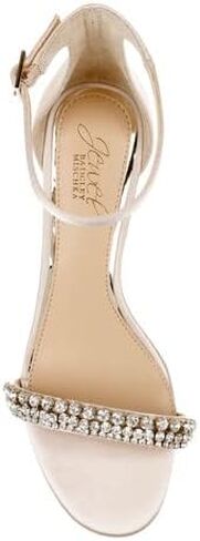 Jewel Badgley Mischka Lora Low Wedge Sandals in Kuwait