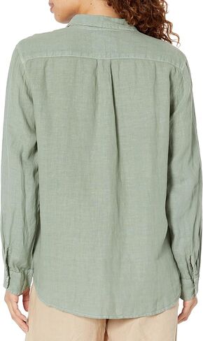 Velvet by Graham & Spencer Women's Mulholland Woven Linen Button Up Shirt in Saudi Arabia