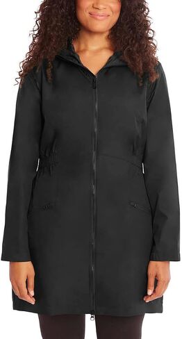 Kirkland Signature Ladies' Hooded Lightweight Jacket Pıck (Black, Large) in Saudi Arabia