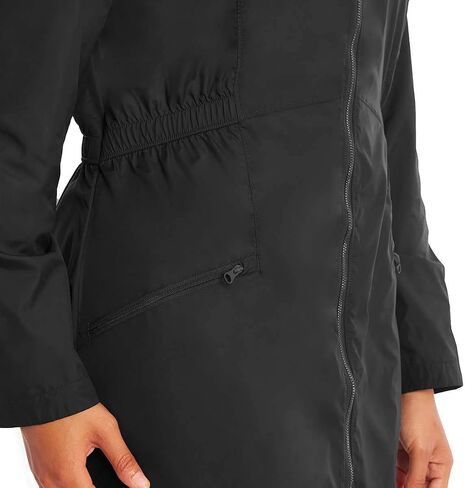 Kirkland Signature Ladies' Hooded Lightweight Jacket Pıck (Black, Large) in Saudi Arabia