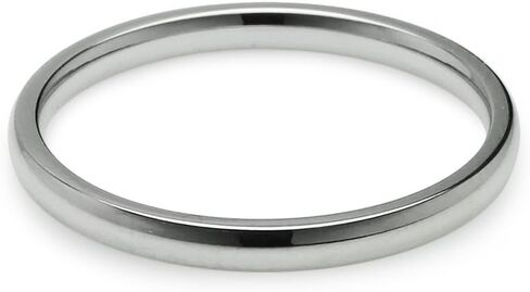 SILVERLINE JEWELRY 2mm Stainless Steel Prime Comfort Fit Unisex Wedding Band Ring, Sizes 5-13 w/Gift Pouch in Kuwait