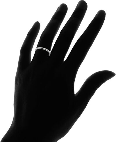 SILVERLINE JEWELRY 2mm Stainless Steel Prime Comfort Fit Unisex Wedding Band Ring, Sizes 5-13 w/Gift Pouch in Kuwait