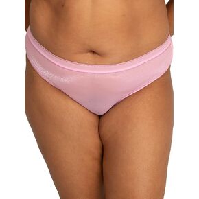 سروال داخلي نسائي قصير لامع ذو قصة عالية من Curvy Couture in Kuwait