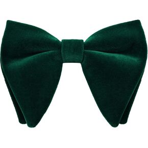 YASUOA Men's Velvet Oversize Bowtie,Adjustable Big Butterflie Pre-tied Bow Tie for Men Boys Wedding Party Fancy Dress Costume