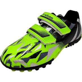 حذاء كرة القدم TiebaoGanar Turf للأولاد والبنات، حذاء كرة قدم مزود بخطاف وحلقة وحزام قابل للتعديل (طفل صغير/طفل صغير) in Kuwait