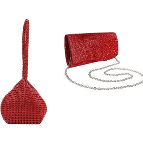 محفظة بمقبض أحمر لامع للنساء في حفلات الزفاف المسائية in Kuwait