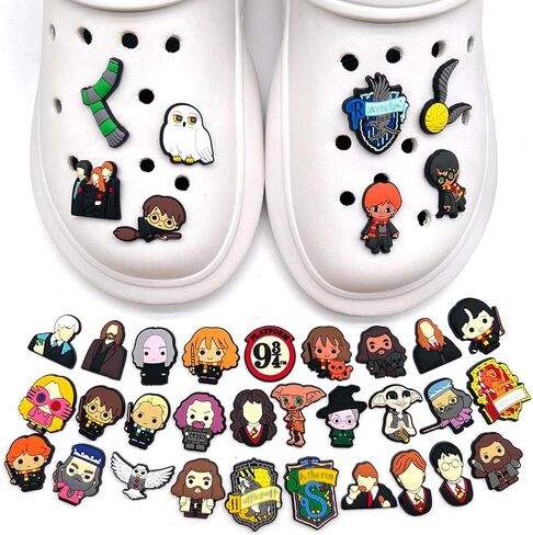 Vendysass 35 PCS Magic theme Anime Shoe Charms For Clog Shoes Decoration, Shoe Charms Gifts For Kids Boys Girls Children in Kuwait