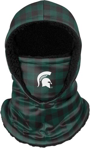 FOCO Michigan State Spartans NCAA Plaid Hooded Gaiter in Saudi Arabia