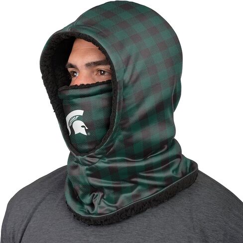 FOCO Michigan State Spartans NCAA Plaid Hooded Gaiter in Saudi Arabia
