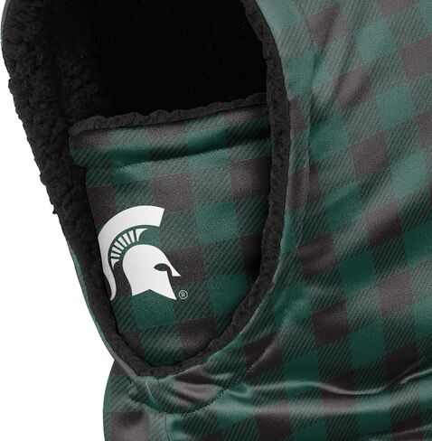 FOCO Michigan State Spartans NCAA Plaid Hooded Gaiter in Saudi Arabia