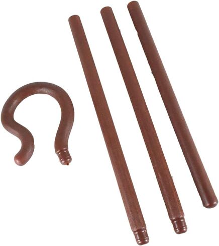 NOVELTY GIANT WWW.NOVELTYGIANT.COM Brown Shepard Staff Costume Accessory Biblical Cane Walking Stick Prop in Saudi Arabia