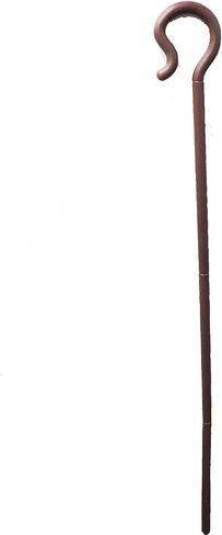 NOVELTY GIANT WWW.NOVELTYGIANT.COM Brown Shepard Staff Costume Accessory Biblical Cane Walking Stick Prop in Saudi Arabia