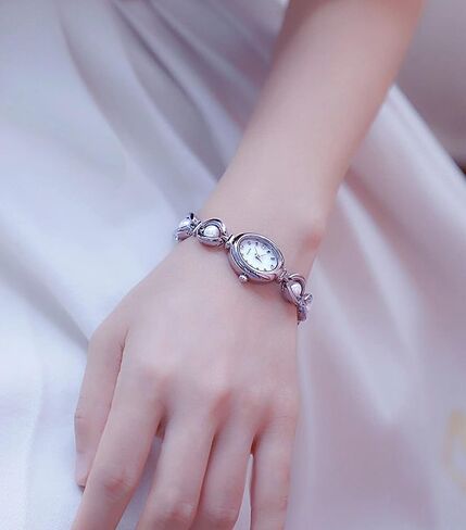 ADSBIAOYE Elegant Pearl Women's Dress Watch Fashion Oval dial Watch Gift Women's Watch Waterproof Watch in Saudi Arabia