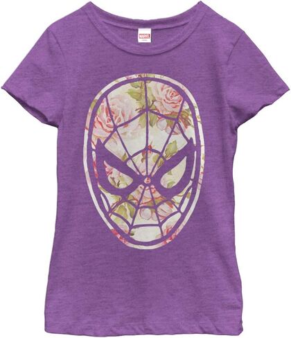 Marvel Girl's Light Floral Spidey T-Shirt in Saudi Arabia