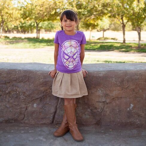 Marvel Girl's Light Floral Spidey T-Shirt in Saudi Arabia