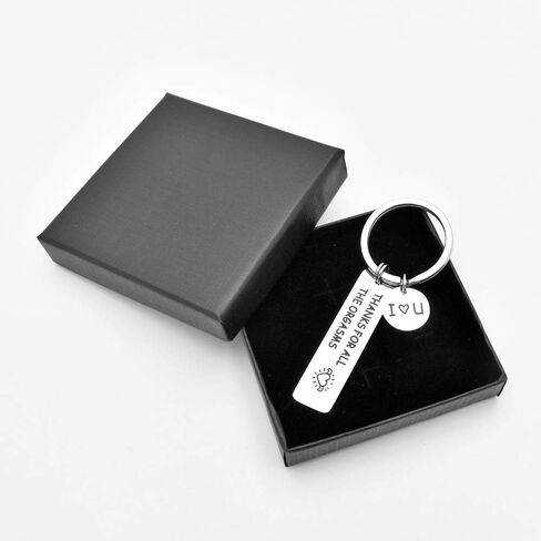 SEVORGINA Engraved Keychain, Gift To My Mom Dad Daughter Son, Naughty Valentine's Day Christmas Keychain Gift in Saudi Arabia