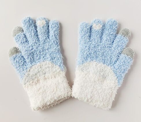 قفازات شتوية لطيفة من كويسويم بتصميم انيمي لطيف لشاشات اللمس، قفازات كاواي دافئة وناعمة ومرنة للنساء والفتيات in Kuwait