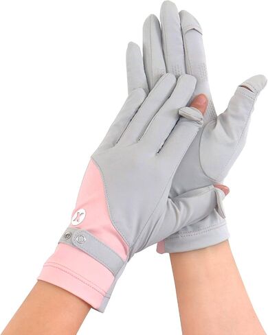 CAMSTIC Women's UPF 50+ Summer Sun Protection Touchscreen Driving Gloves in Saudi Arabia