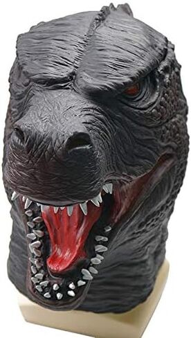ريني تشو قناع الديناصور للرجال من نوبلتي، زي تنكري للهالوين من اللاتكس رابتور على شكل رأس حيوان جوراسي in Kuwait