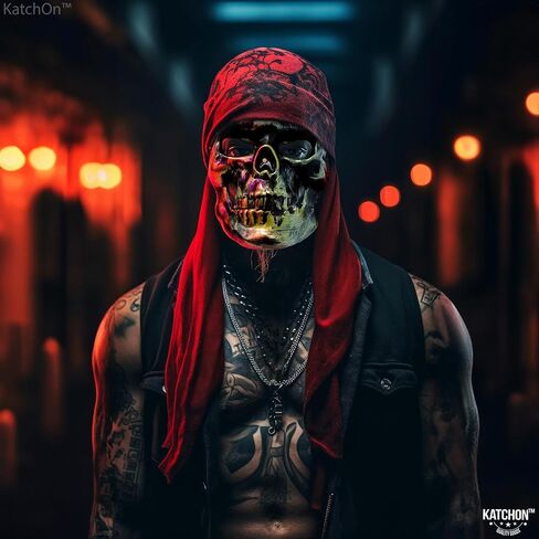 KatchOn, Halloween Pirate Skeleton Mask - Realistic Pirate Mask | Pirate Skull Mask, Pirate Accessories For Men | Pirate Mask for Kids | Pirate Masks for Halloween Party | Halloween Mask for Adults in Saudi Arabia