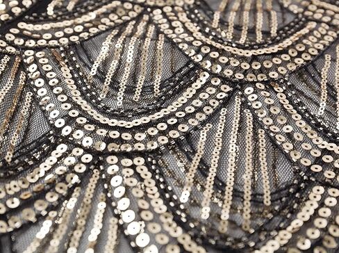 BABEYOND 1920s Sequin Shawl Wraps Gatsby Beaded Evening Cape Bridal Bolero Shrug in Kuwait