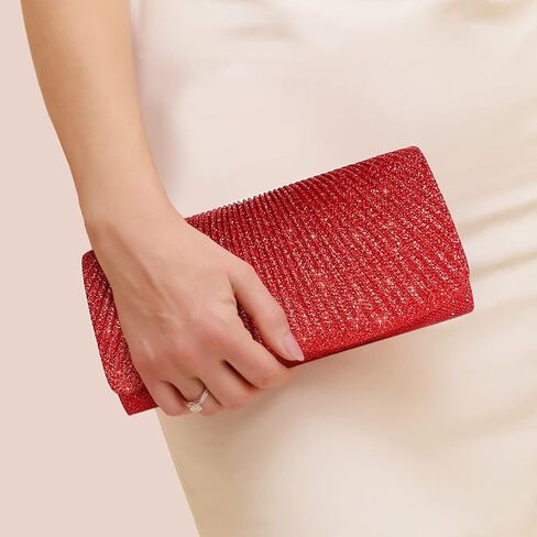 محفظة بمقبض أحمر لامع للنساء في حفلات الزفاف المسائية in Kuwait