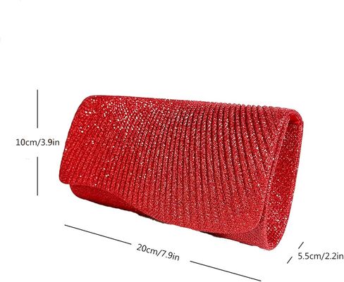 محفظة بمقبض أحمر لامع للنساء في حفلات الزفاف المسائية in Kuwait