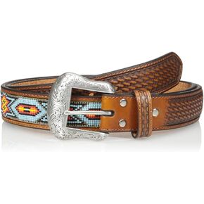 Nocona Men's Blue Beaded Belt in Kuwait