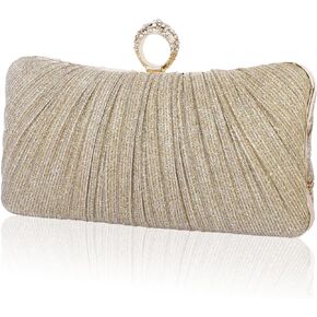 Ledander Clutch Purses for Women, Rhinestone Evening Bags Party Purse, Sparkling Handbag Purses for Wedding Bridal Prom Party