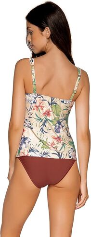 سترة سباحة Sunsets Taylor Tankini، Island Life، 36DD in Kuwait