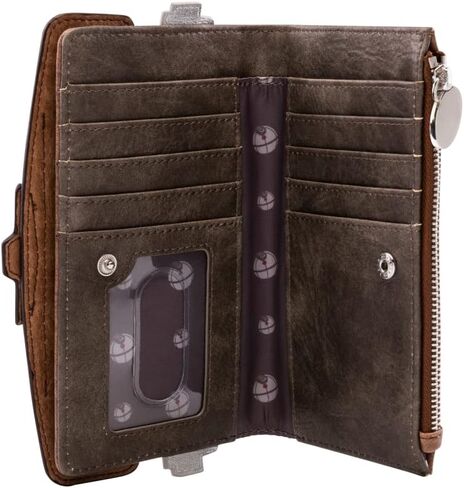 Loungefly Boushh Leia Wallet, Multicolor,STWA0181 in Saudi Arabia