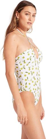 Seafolly Women's Standard Bandeau Halter One Piece Swimsuit in Saudi Arabia