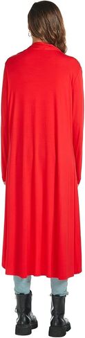 AvaCostume Womens Casual Lightweight Drae Long Sleeves Cardigan Front Open Maxi Dusters in Saudi Arabia