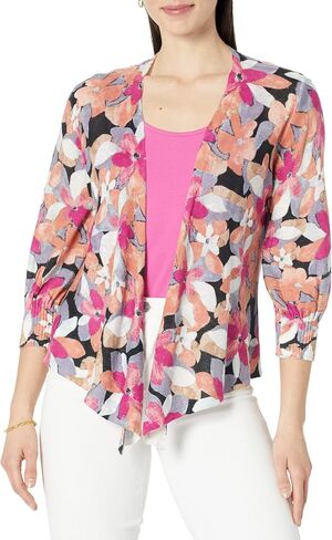 NIC+ZOE Women's Glowing Petals 4-Way Cardigan in Saudi Arabia