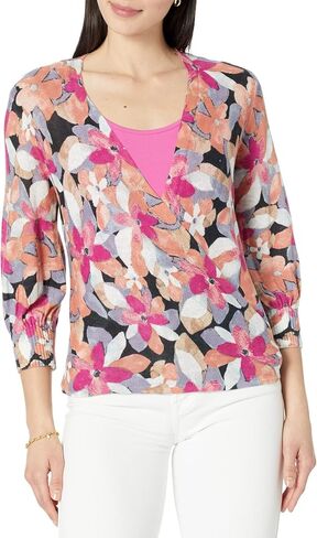 NIC+ZOE Women's Glowing Petals 4-Way Cardigan in Saudi Arabia