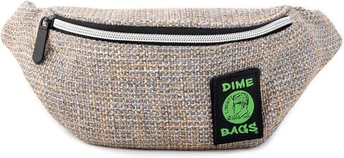 Dime Bags - Stash Pack Hemp Waist Pack - Small Hipster Fanny Pack with Adjustable Strap (Aqua) in Saudi Arabia