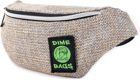 Dime Bags - Stash Pack Hemp Waist Pack - Small Hipster Fanny Pack with Adjustable Strap (Aqua) in Saudi Arabia