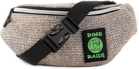 Dime Bags - Stash Pack Hemp Waist Pack - Small Hipster Fanny Pack with Adjustable Strap (Aqua) in Saudi Arabia