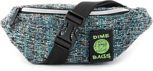 Dime Bags - Stash Pack Hemp Waist Pack - Small Hipster Fanny Pack with Adjustable Strap (Aqua) in Saudi Arabia